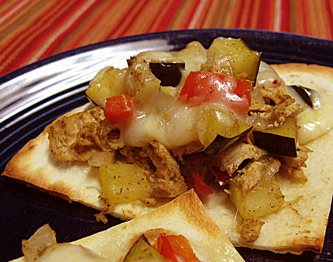 toasty zucchini tostadas